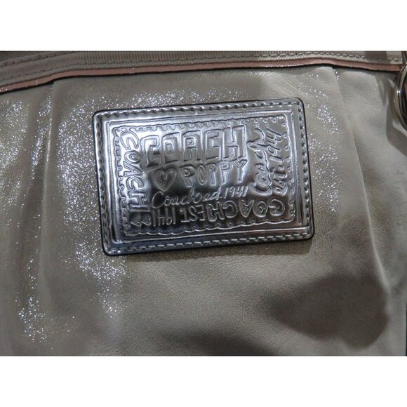 Coach 2010 Limited Edition Poppy Sparkle Bella Extra Large Bucket Tote Handbag - Picture 6 of 10